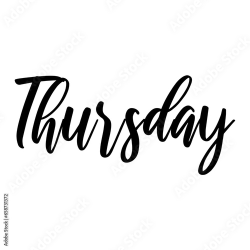Thursday Svg