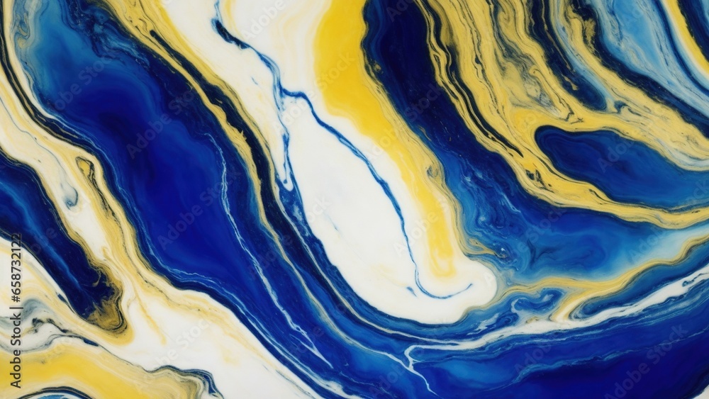 Marble ink abstract art from exquisite original painting for abstract background, multicolored, marble , yellow, blue, black Marble ink abstract art from exquisite original painting for abstract background, multicolored, marble , yellow, blue, black
