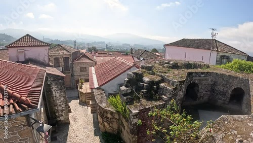 a view over Melgaço town, Alto Minho Subregion, district of Viana do Castelo, Portugal photo
