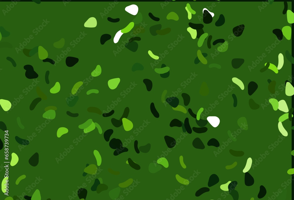 Light Green vector backdrop with abstract shapes. Light Green vector backdrop with abstract shapes.