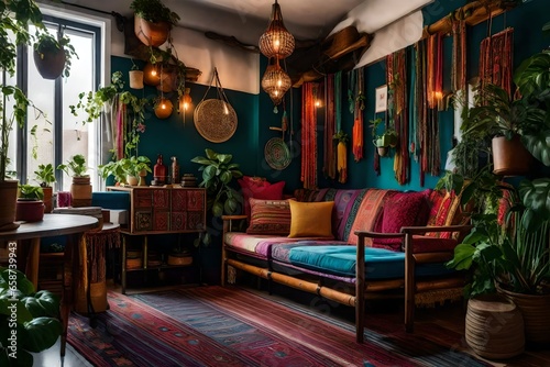 DIY culture in Bohemian decor, where upcycled furniture and handmade crafts play a significant role in personalizing spaces.
