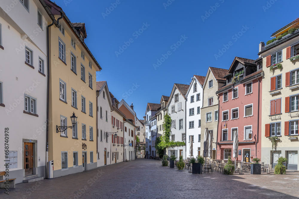 Fototapeta premium Altstadt Chur am Morgen