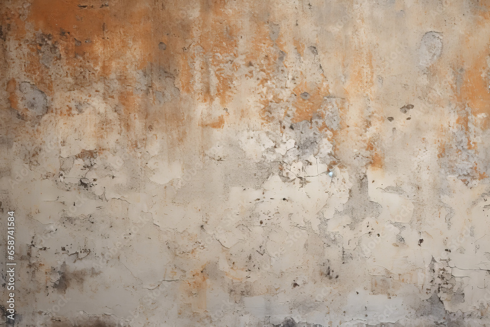 Interior grunge wall, rusted and weathered concrete surface material texture