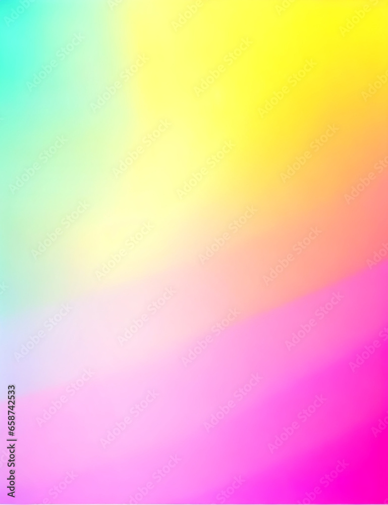Obraz premium Blurred colored abstract background. Smooth transitions of iridescent colors. Colorful gradient. Rainbow backdrop