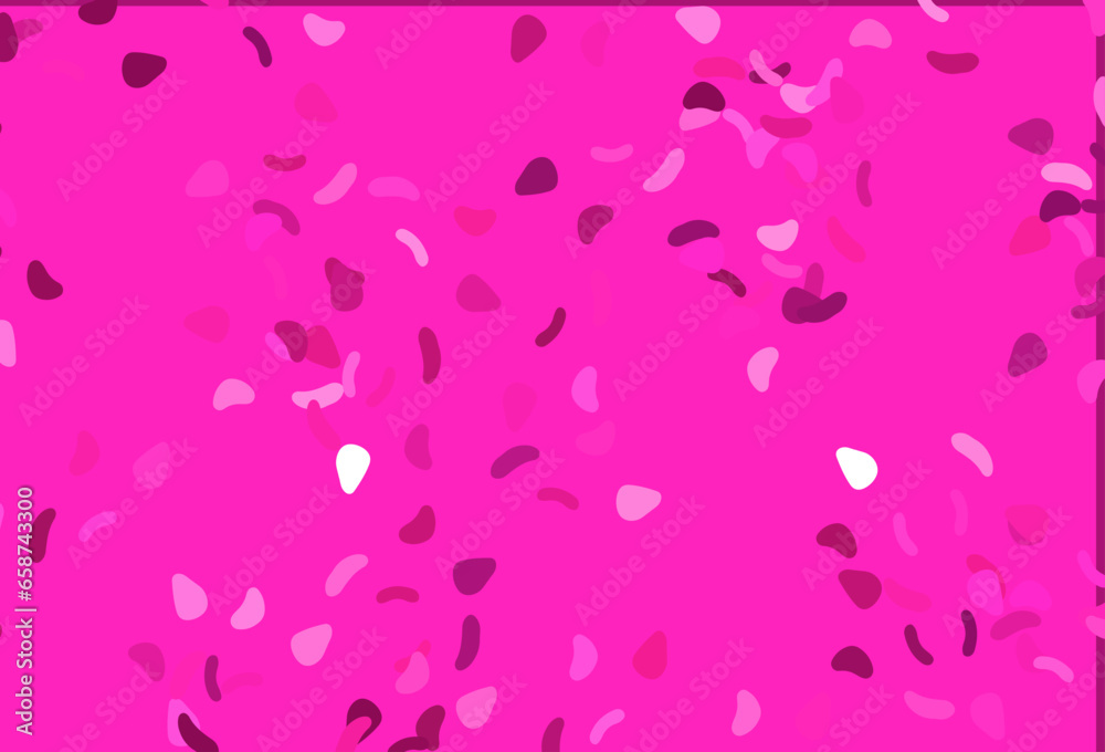 Light Pink vector template with memphis shapes. Light Pink vector template with memphis shapes.