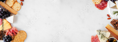 Photos Collection of charcuterie cheeses, meats and appetizers