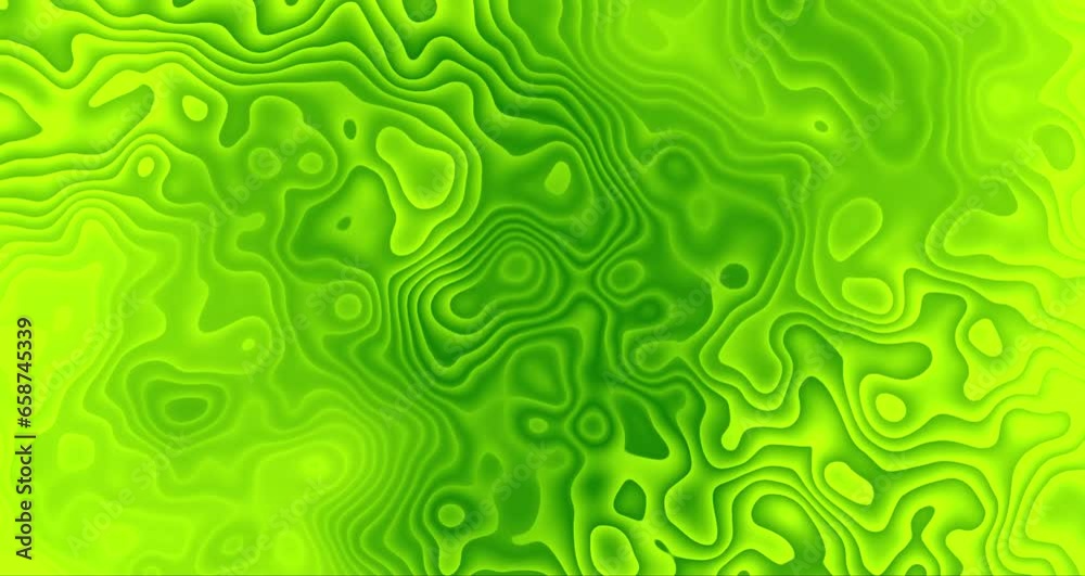 Green colored Abstract liquid ripple topology gradient background. Animated fluid topography animation. Seamless looped topography style fluid morphing gradient background animation. Green colored Abstract liquid ripple topology gradient background. Animated fluid topography animation. Seamless looped topography style fluid morphing gradient background animation.