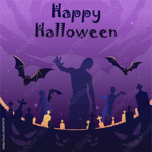 Halloween day Illustration  jpeg 