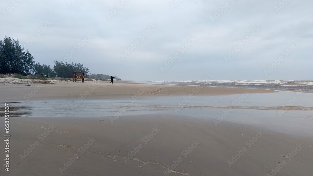 walking on the beach walking on the beach