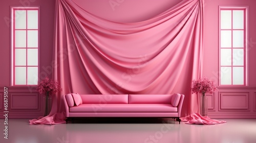 pink studio backdrop for studio photography
