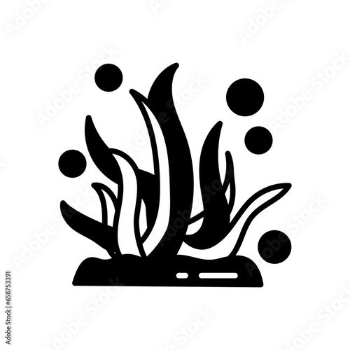 Seaweed icon in vector. Illustration