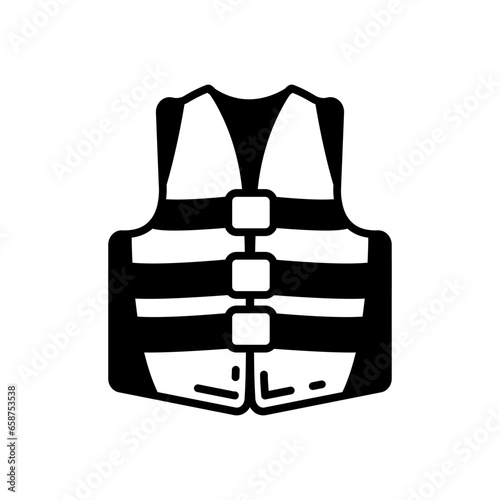 Life Jacket icon in vector. Illustration