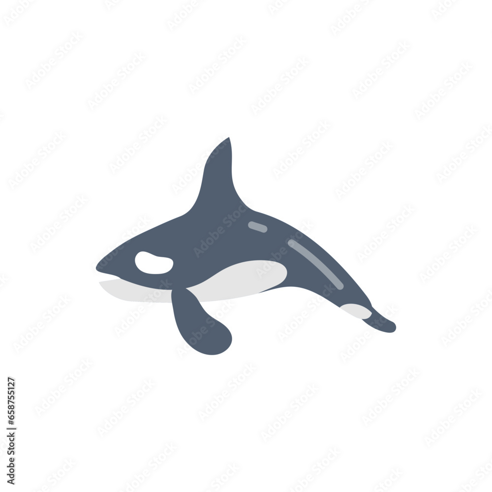 Obraz premium Orca Whale icon in vector. Illustration