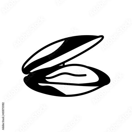 Mussel icon in vector. Illustration