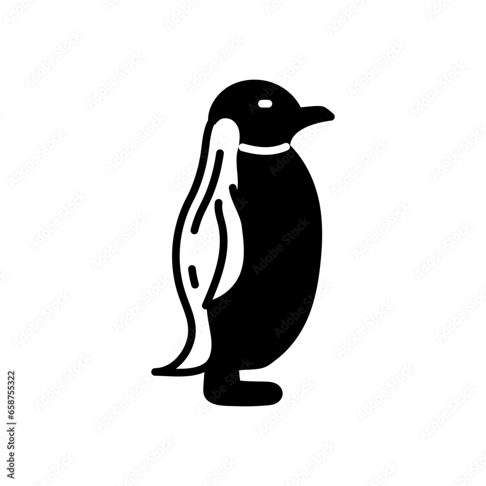 Fototapeta premium Penguin icon in vector. Illustration