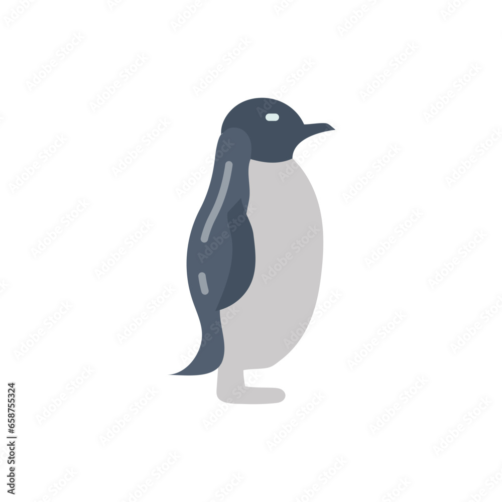 Naklejka premium Penguin icon in vector. Illustration