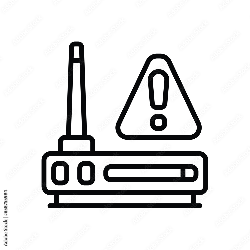 Obraz premium router line icon. vector icon for your website, mobile, presentation, and logo design.