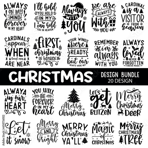 Christmas Bundle Design, christmas shirt, christmas quote, Christmas typography, Christmas Shirt Svg