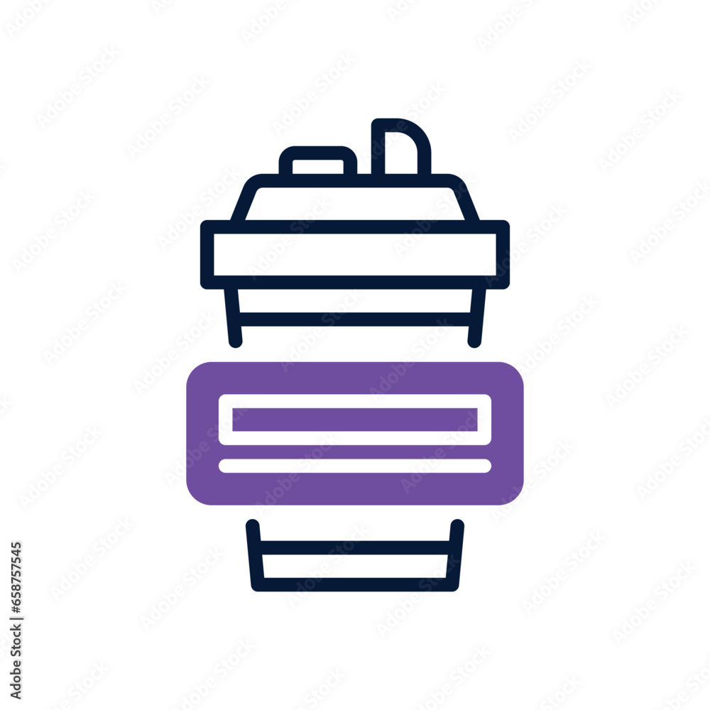 coffee dual tone icon. vector icon for your website, mobile, presentation, and logo design. coffee dual tone icon. vector icon for your website, mobile, presentation, and logo design.