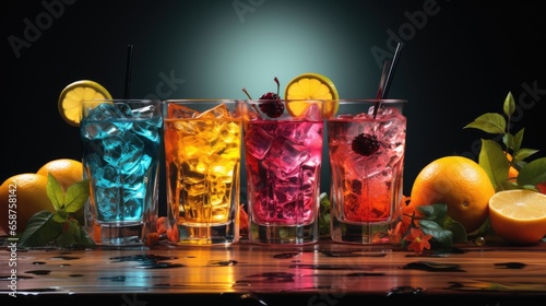 advertisement background for a cocktail bar