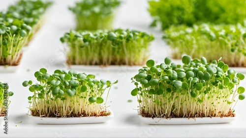 microgreens sprouts - healthy and fresh food