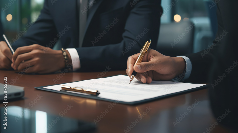 person signing a contract person signing a contract