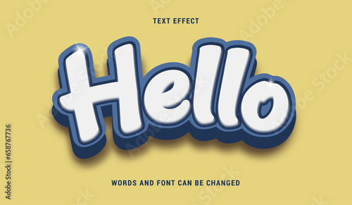 hello text effect editable eps cc (ID: 658767736)