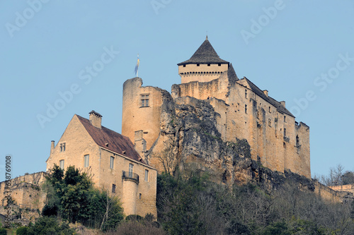Chateau de Castelnaud castle, Dordogne, Perigord noir, France photo