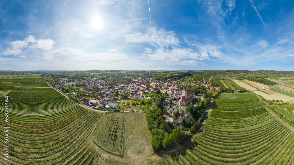 Naklejka premium Pulkau in the Weinviertel region of Lower Austria, Europe.