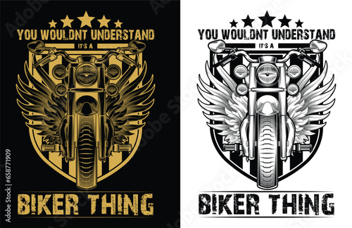 Motorcycle riding tshirt design vector design