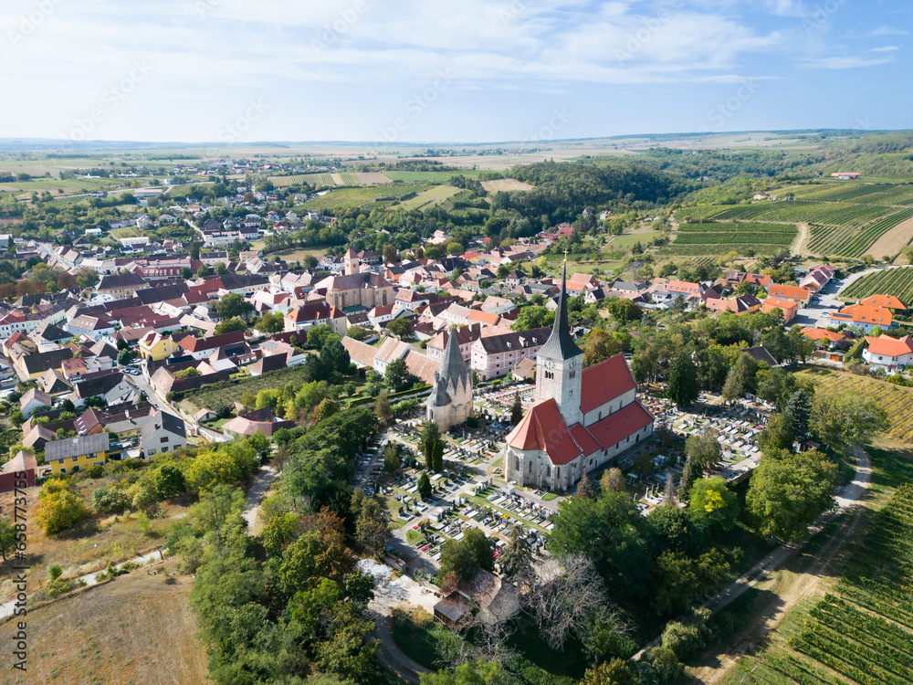 Pulkau in the Weinviertel region of Lower Austria, Europe.