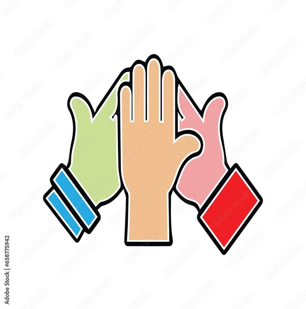 Fototapeta premium hand with thumb up sign