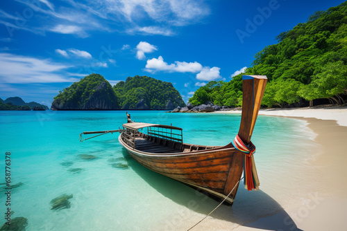 boat on beach © Nature creative