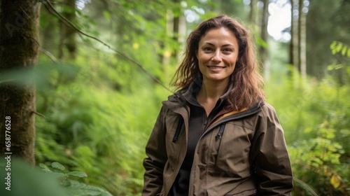 Portrait of a woman environmnetal scientist at an environmental consultancy developing sustainable solutions