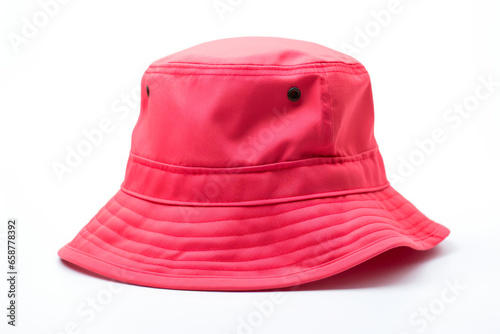 An isolated image of a fashionable bucket hat, demonstrating how the right accessory can enhance any outfit with style and flair.