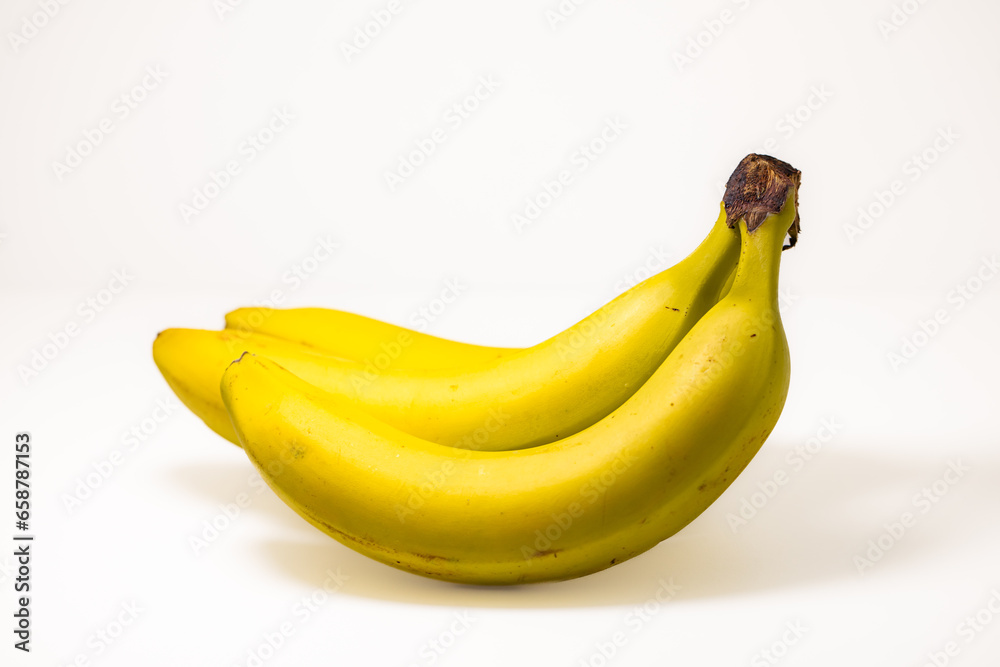 Closeup of ripe bananas isolated Closeup of ripe bananas isolated