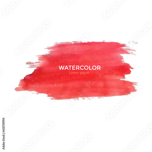 red Watercolor stains