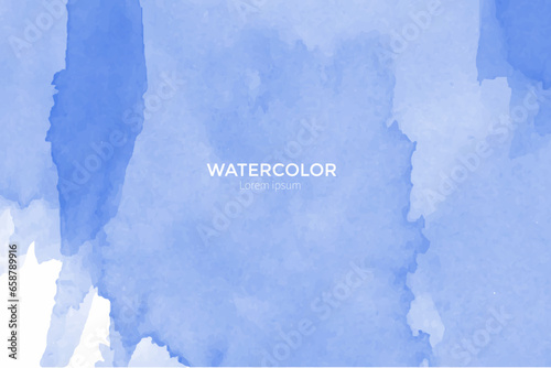 Blue background Watercolor