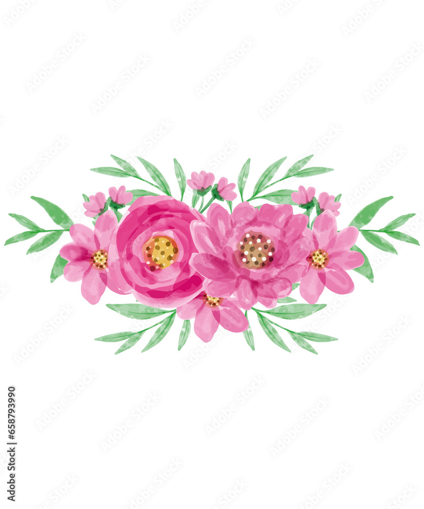 Wunderschöne rosa Blumen, Pflanzen