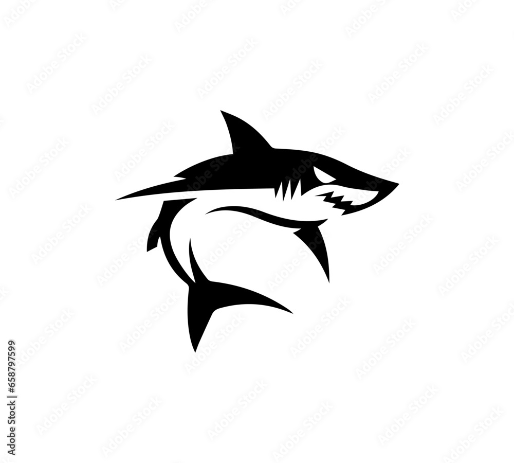 Naklejka premium Fish logo vector
