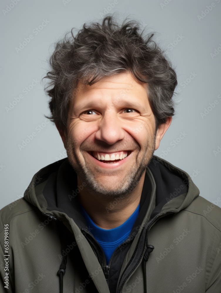 Happy european man in casual clothing against a neutral background Happy european man in casual clothing against a neutral background