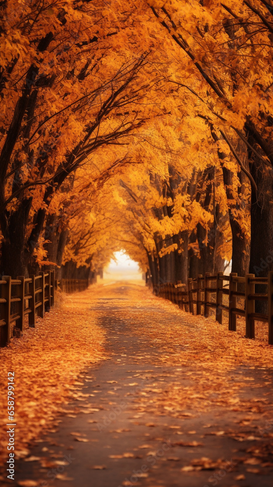Autumn theme background, colorful leaves and fall mood