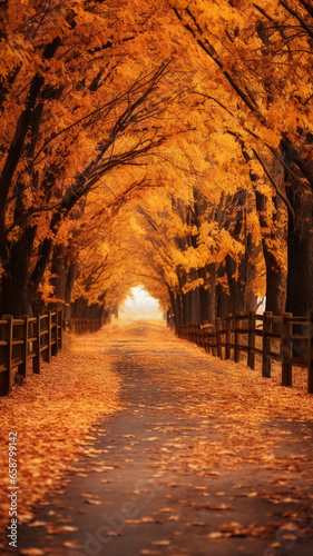 Autumn theme background  colorful leaves and fall mood