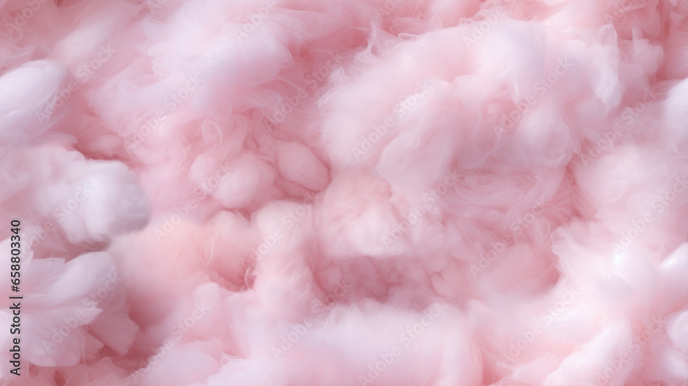 Seamless Pink Cotton Candy Texture