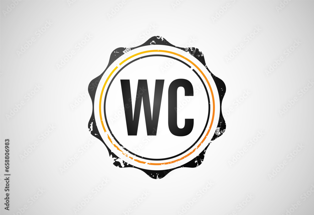 Initial Letter W C Logo Design Vector. Graphic Alphabet Symbol For Corporate Business Initial Letter W C Logo Design Vector. Graphic Alphabet Symbol For Corporate Business
