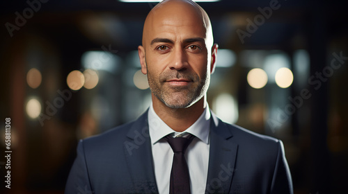a male sales executive negotiates a deal with a client, his poised expression and persuasive conversation skills showcasing his expertise in building relationships