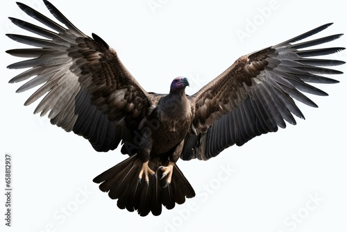 Transparent isolated png of a condor. Generative AI