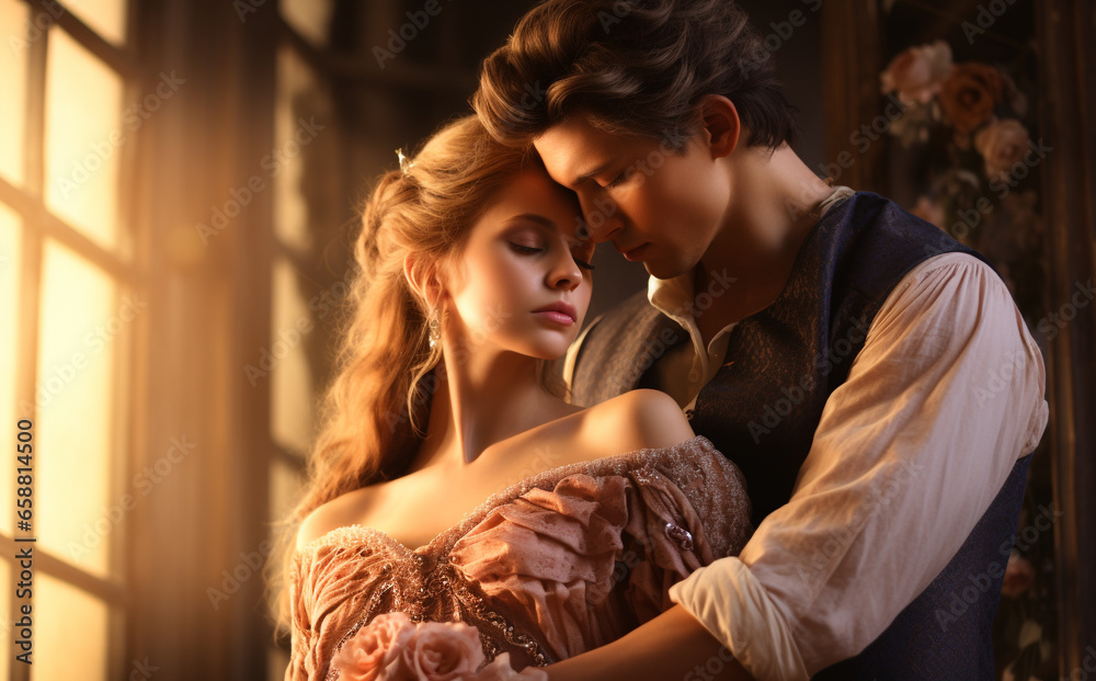 Beautiful portrait of a couple in love in each other's arms. Boy and girl, lovers, husband and wife, infatuation passion passionate kiss, gentle touch, defiant and alluring look. Beautiful portrait of a couple in love in each other's arms. Boy and girl, lovers, husband and wife, infatuation passion passionate kiss, gentle touch, defiant and alluring look.