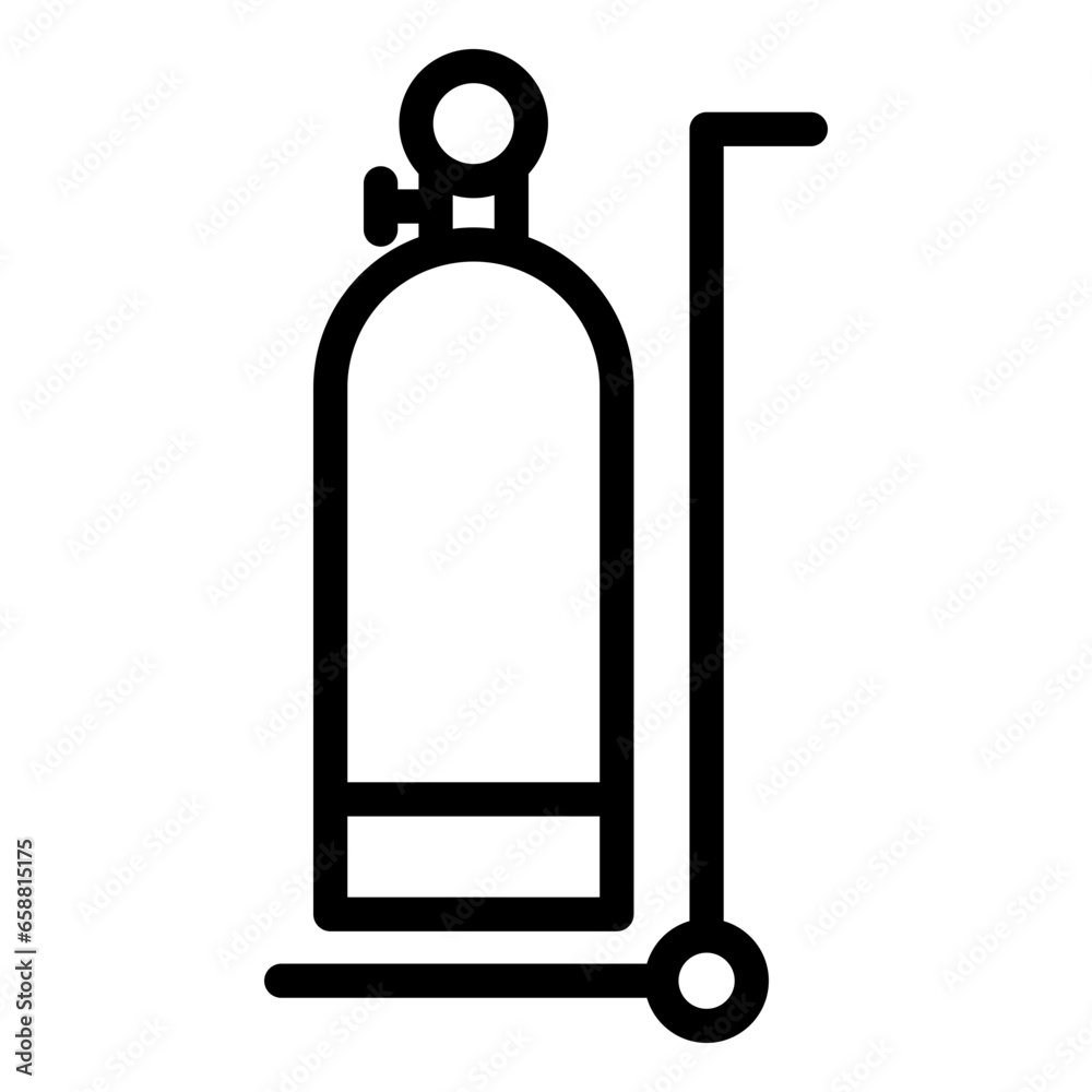 Oxygen tube icon Oxygen tube icon