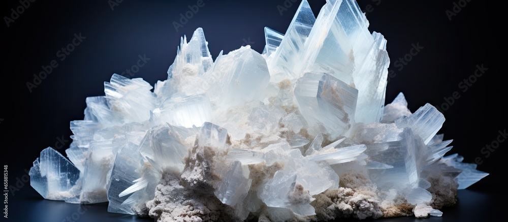 Petalite or castorite is a crucial lithium source for the battery industry With copyspace for text Petalite or castorite is a crucial lithium source for the battery industry With copyspace for text